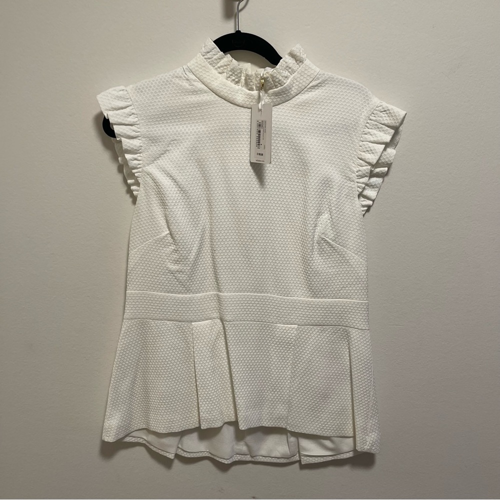 NWT Ted Baker Peplum Top